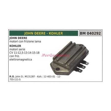 Regolatore di tensione motore frizione lama KOHLER motore CV11 040292 | NewgardenParts.com