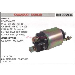 KOHLER relais solénoïde moteur FC 420V AS01 générateur GE 5000A 007934