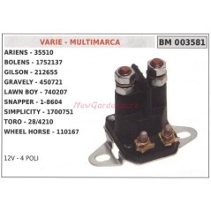 Solenoid relay multibrand ariens bolens gilson gravely lawn boy 003581 | NewgardenParts.com