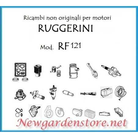 Non original RUGGERINI RF121 engine spare parts cylinder piston gasket kit | NewgardenParts.com