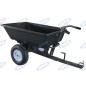 Rimorchio a 2 ruote in plastica AMA CAPACITA': 300KG / CAPACITY: 660 LB
