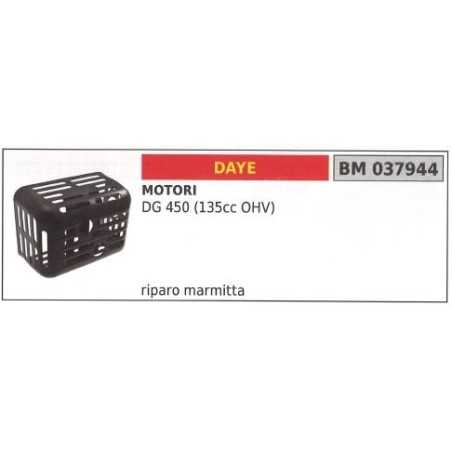 Silenciador de escape DAYE cortacésped DG 450 135cc OHV 037944 | NewgardenParts.com