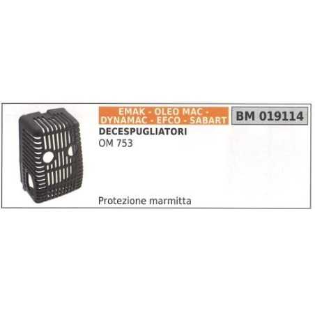 EMAK silencieux OM 753 débroussailleuse 019114 | NewgardenParts.com