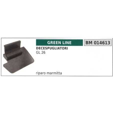 Protection de silencieux GREEN LINE débroussailleuse GREEN LINE GL 26 014613 | NewgardenParts.com