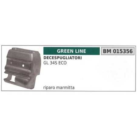 Protector de silenciador GREEN LINE Desbrozadora GREEN LINE GL 34S ECO 015356 | NewgardenParts.com