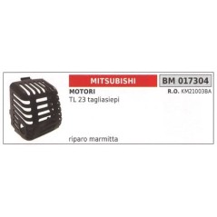 Protège-silencieux MITSUBISHI Taille de silencieux MITSUBISHI TL 23 017304 | NewgardenParts.com