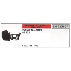 ZENOAH silencieux GZ 30N débroussailleuse 015067 | NewgardenParts.com