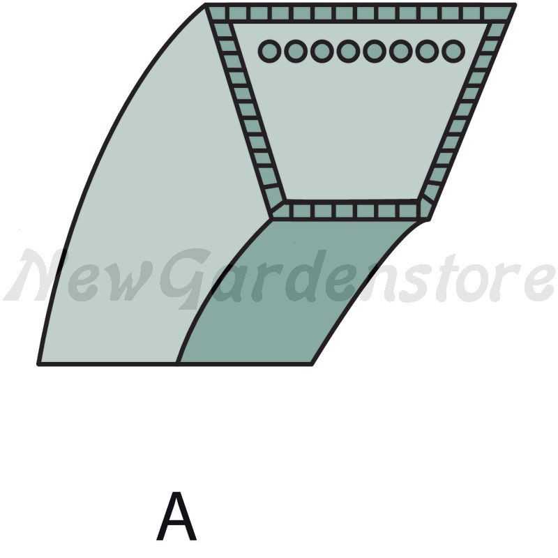 ORIGINAL AGRIA 4300 trapezoidal lawn tractor mower belt