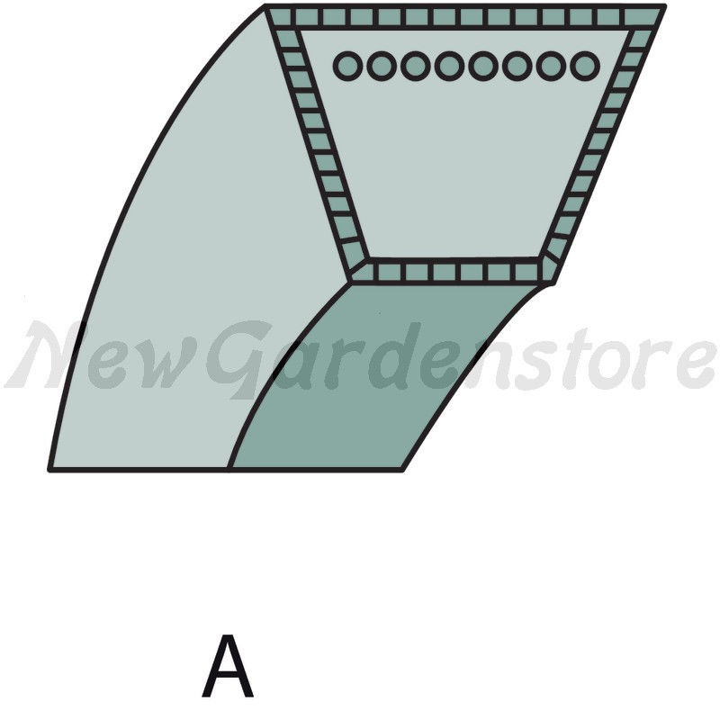 Cinghia trapeziodale trattorino tagliaerba rasaerba ORIGINALE AGRIA 4300 5100