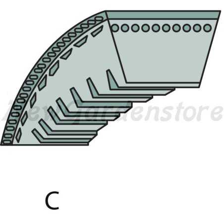 ORIGINAL AGRIA 5000 Hopper lawn tractor mower belt | NewgardenParts.com