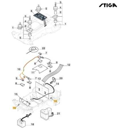 Pressure rivet robot mower models A1000 ORIGINAL STIGA 118737223/0 | NewgardenParts.com