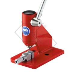 Bench chain breaker for removing rivets from all types of chainsaw chain