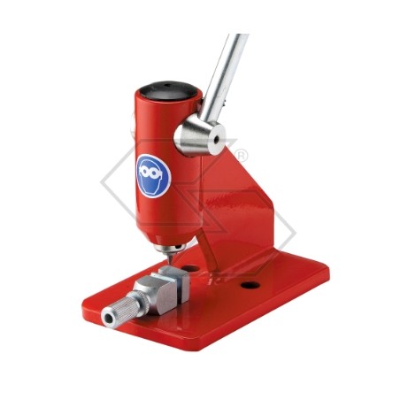 Bench chain breaker for removing rivets from all types of chainsaw chain