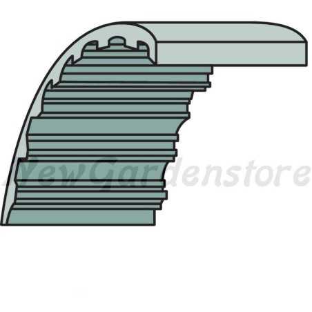 Correa trapezoidal ORIGINAL ALKO para cortacésped 463782 460295 | NewgardenParts.com