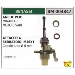Robinet de carburant BENASSI motocultivateur fraise rotative 004847 | NewgardenParts.com