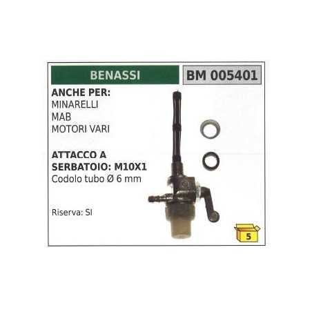 Robinet de carburant BENASSI motocultivateur fraise rotative 005401 | NewgardenParts.com