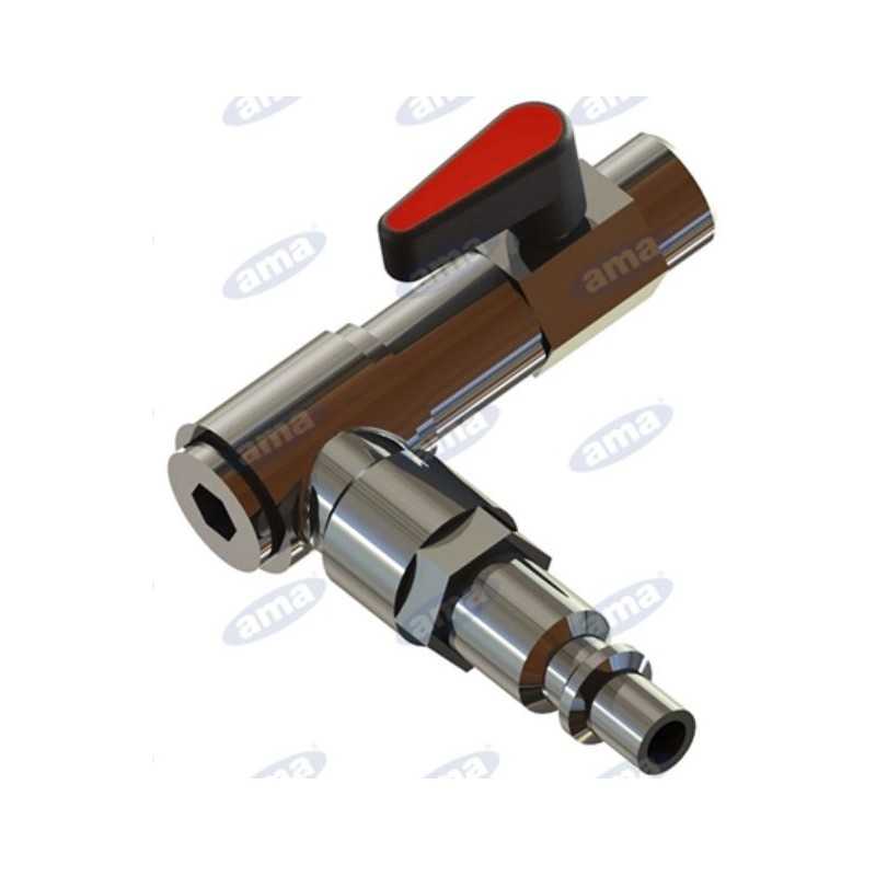 Rubinetto diretto a leva per asta telescopica o fissa - 91194