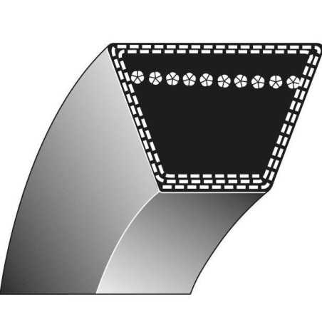 Correa trapezoidal PUBERT Eco Elite Primo 13598 13598A | NewgardenParts.com