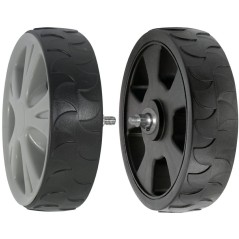 Kit 2 pezzi ruota Al-Ko coperchio e perno rasaerba tagliaerba tosaerba 440832 | NewgardenParts.com