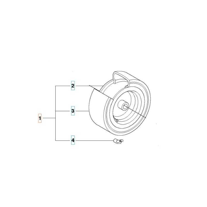 ROUE AVANT COMPLÈTE 525584701 HUSQVARNA ORIGINE