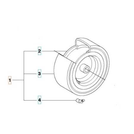 ROUE AVANT COMPLÈTE 525584701 HUSQVARNA ORIGINE | NewgardenParts.com