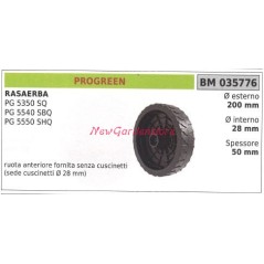 Vorderrad PROGREEN Rasenmäher Mäher PG 5350 SQ 035776 | NewgardenParts.com