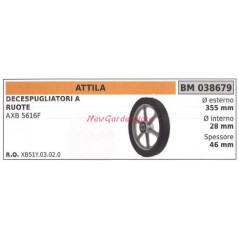 ATTILA brushcutter wheel AXB 5616F 038679 | NewgardenParts.com
