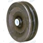 Blechrad mit selbstschmierender Nylonbuchse für Schubkarre 28 cm