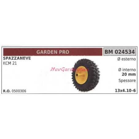 GARDEN PRO snow plough wheel KCM 21 024534 | NewgardenParts.com