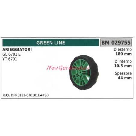 GREEN LINE scarifier wheel GL 6701 E YT 6701 029755 | NewgardenParts.com