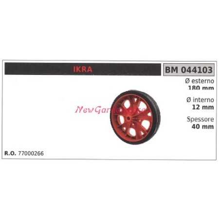 IKRA lawn mower mower wheel 044103 | NewgardenParts.com