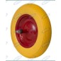 Roue en polyuréthane diamètre 368mm avec coussinet en nylon pour brouette