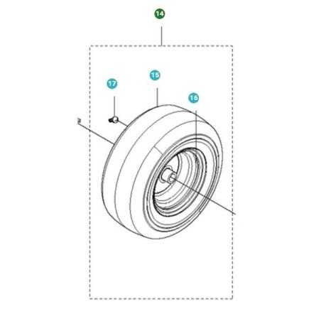 RUOTA KIT 501082301 ORIGINALE HUSQVARNA | NewgardenParts.com