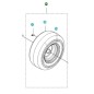 KOMPLETTES RAD 501082301 ORIGINAL HUSQVARNA