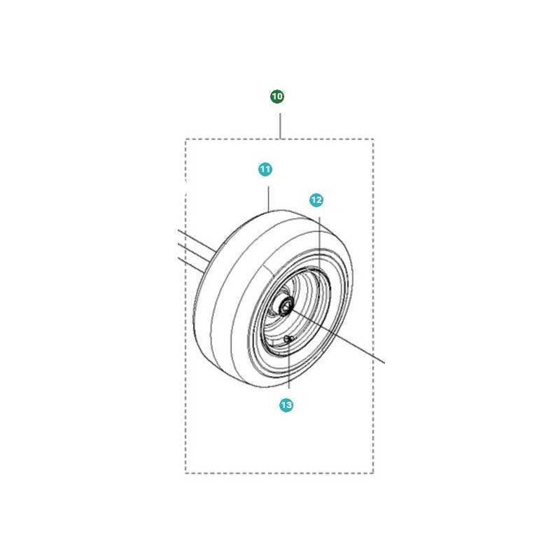 KOMPLETTES RAD 501083201 ORIGINAL HUSQVARNA