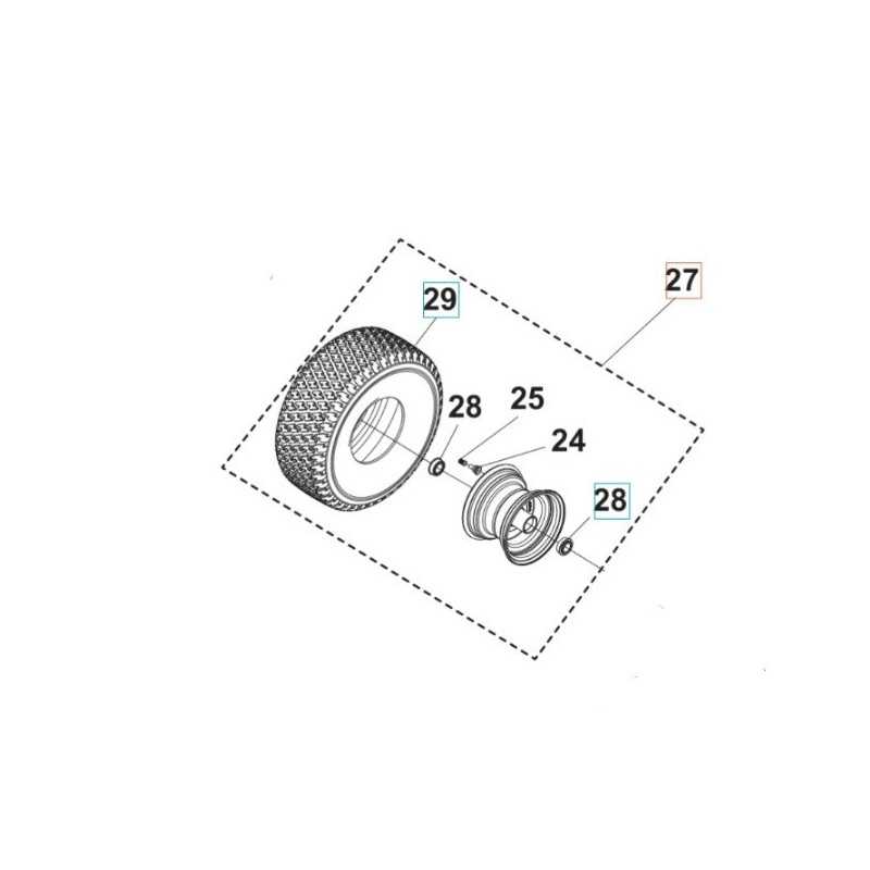 KOMPLETTES RAD 531147941 HUSQVARNA ORIGINAL