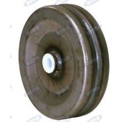 Ruota lamiera con boccola in nylon autolubrificante per carriola | NewgardenParts.com