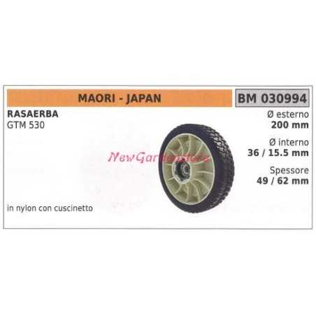 MAORI lawnmower mower cutter wheel GTM 530 030994 | NewgardenParts.com