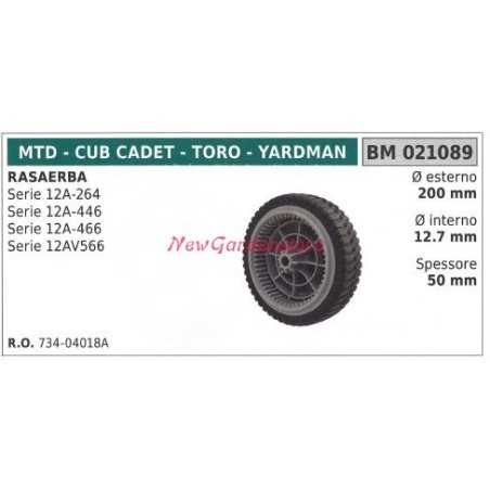 MTD 12A SERIES lawnmower mower wheel 264 021089 | NewgardenParts.com