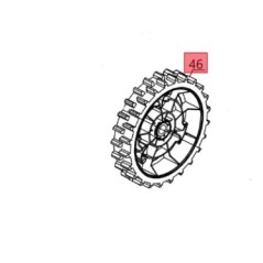 Wheel for robot mower BLUE BIRD LEO RM24A - 1000 - 1500 20880500000 | NewgardenParts.com