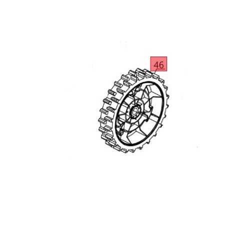 Wheel for robot mower BLUE BIRD LEO RM24A - 1000 - 1500 20880500000 | NewgardenParts.com