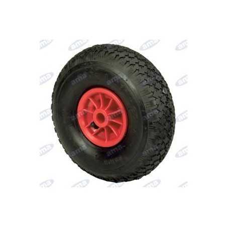 Pneumatic wheel diameter 260x85mm roller hub, 2PR for wheelbarrows | NewgardenParts.com