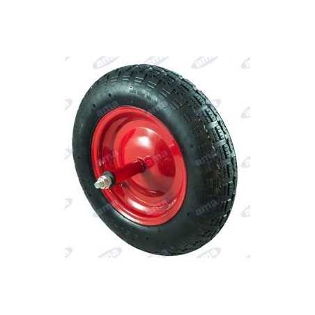 Pneumatic wheel diameter 380mm black colour for wheelbarrow 91251 | NewgardenParts.com