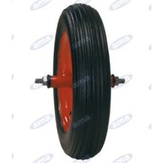 Ruota pneumatica diametro 380x90mm con boccole in nylon per carriola | NewgardenParts.com