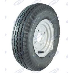 Ruota pneumatica per trailer misura 4.80/4.00-8" con cerchio in ferro 91851 | NewgardenParts.com