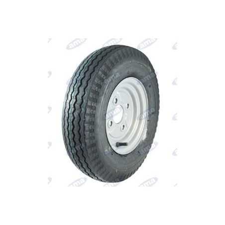 Ruota pneumatica per trailer misura 4.80/4.00-8" con cerchio in ferro 91851 | NewgardenParts.com