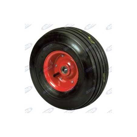 Ruota pneumatica rigata diametro 410mm x 166mm per carriola 12011 | NewgardenParts.com