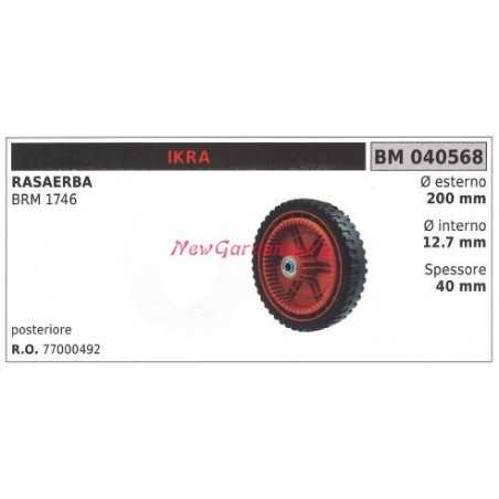 Roue arrière IKRA tondeuse BRM 1746 040568 | NewgardenParts.com
