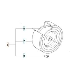 KOMPLETTES HINTERRAD 525584901 HUSQVARNA ORIGINAL | NewgardenParts.com
