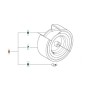 KOMPLETTES HINTERRAD 525584901 HUSQVARNA ORIGINAL